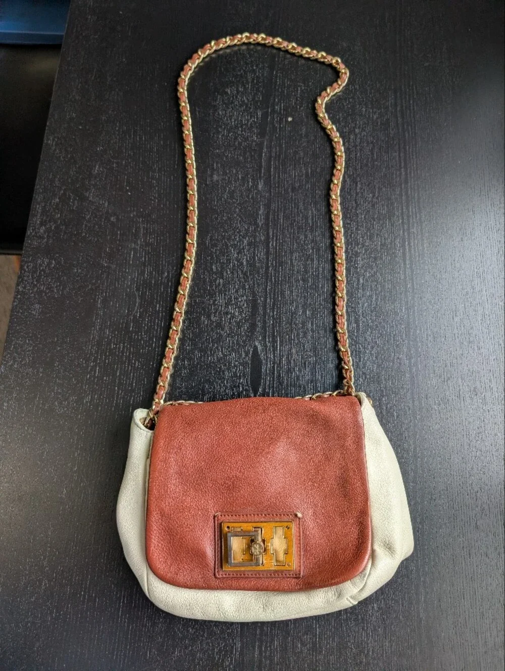 Tory Burch Turn-Lock 2-Way Chain Link Purse - Picture 3 of 12